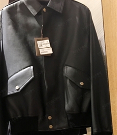 商場品牌-外套-（實拍）時尚商務皮衣