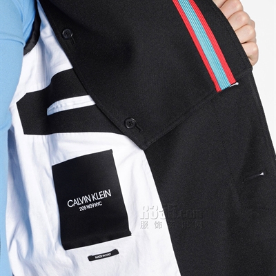 商場(chǎng)品牌-中長外套-Calvin Klein 205W39NYC微潮中長外套