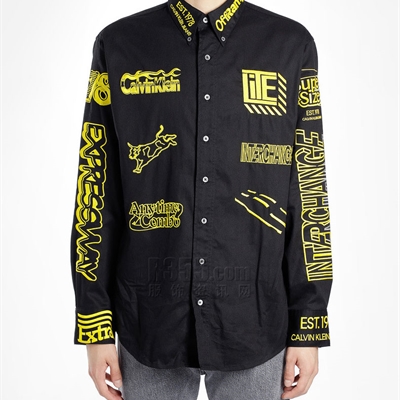 商場品牌-長袖-ESTABLISHED 1978 微潮長袖襯衫