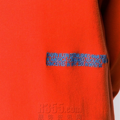 商場(chǎng)品牌-套頭-CALVIN KLEIN 205W39NYC微潮套頭衛(wèi)衣