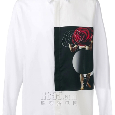 商場品牌-長袖-微潮長袖襯衫