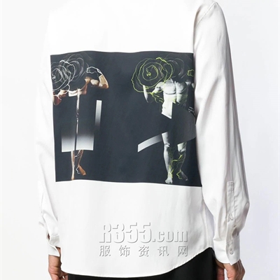 商場品牌-長袖-微潮長袖襯衫