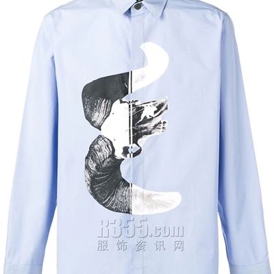 商場品牌-長袖-微潮長袖襯衫