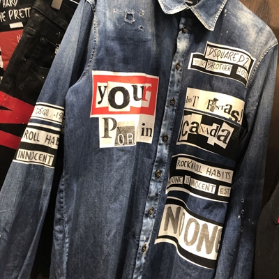 商場品牌-長袖-休閑襯衫【實拍】