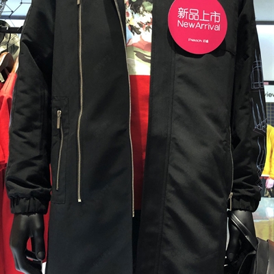 商場品牌-中長外套-休閑中長外套【實拍】