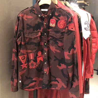 商場品牌-短袖-休閑襯衫【實拍】