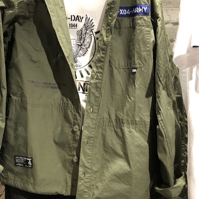 商場品牌-長袖-休閑襯衫【實拍】