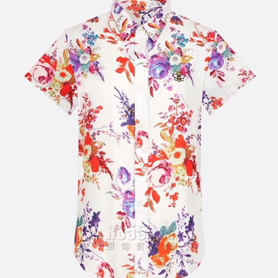 商場品牌-短袖-短袖襯衫