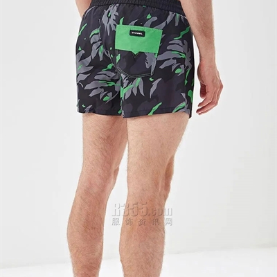 運動品牌-單褲-男運動沙灘褲