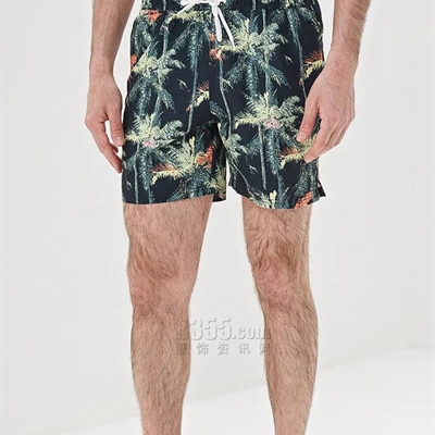 運動品牌-單褲-男運動沙灘褲