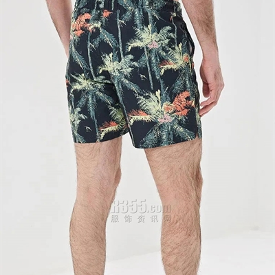 運動品牌-單褲-男運動沙灘褲
