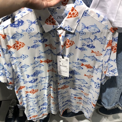 商場品牌-短袖-襯衫【實拍】
