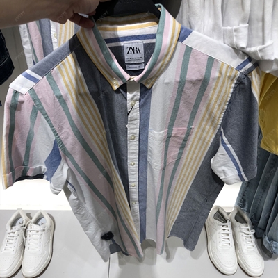 商場品牌-短袖-襯衫【實拍】