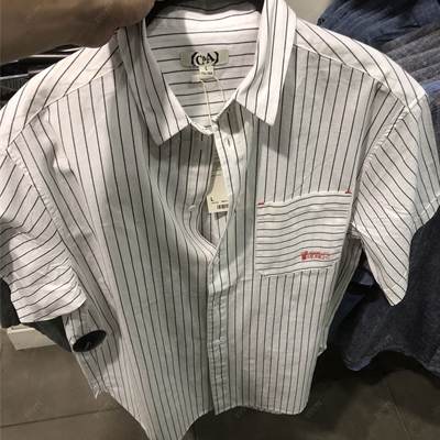 商場品牌-短袖-襯衫【實拍】