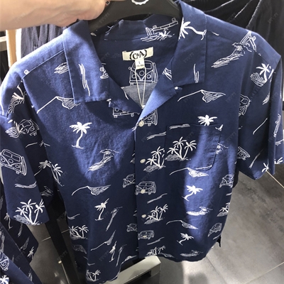 商場品牌-短袖-襯衫【實拍】