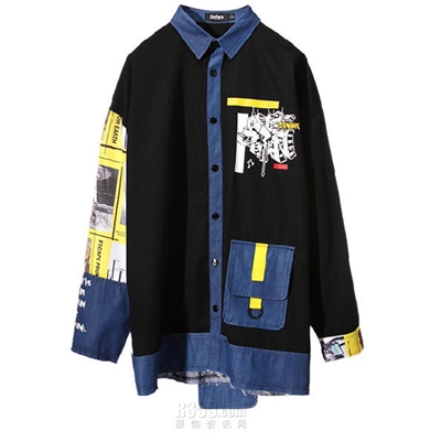 商場品牌-長袖-襯衫
