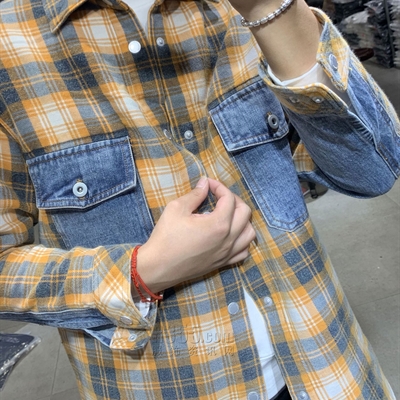 市場上裝-襯衫-休閑襯衫