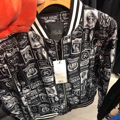 運動品牌-外套-男運動棒球服（實拍）