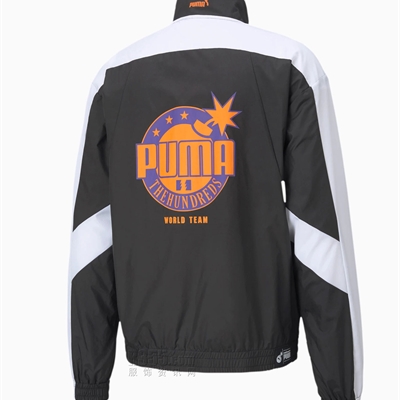 運動品牌-外套-【聯名款PUMA x THE HUNDREDS】男運動單衣