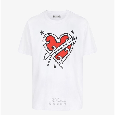 商場品牌-短袖-【GIVENCHY  X  七夕系列】短袖T恤
