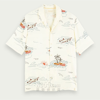 商場品牌-短袖-襯衫