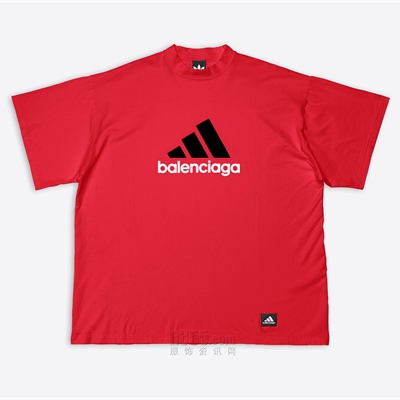 商場品牌-短袖-T恤【Balenciaga X adidas】