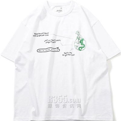 商場品牌-短袖-T恤