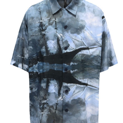 商場品牌-短袖-襯衫