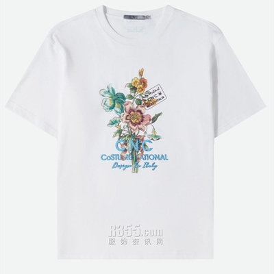 商場品牌-短袖-T恤