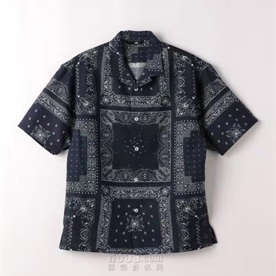 商場品牌-短袖-襯衫