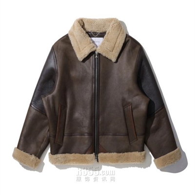 商場品牌-皮衣-皮衣