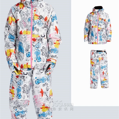 運動品牌-套裝-男運動滑雪套裝