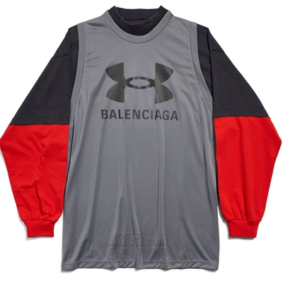 商場品牌-長袖-T恤【Balenciaga x Under Armour】